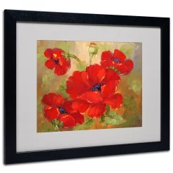 Trademark Fine Art 16'' X 20'' ''Poppies'' Framed Canvas Wall Art -Kohl's Sales 1897758 ALT2