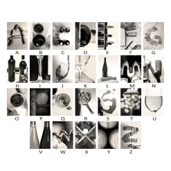 Personal-Prints ''Wine'' Alphabet Wall Art 5 Personal-Prints ''Wine'' Alphabet Wall Art -Kohl's Sales 2055641 ALT2