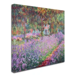 Trademark Fine Art ''The Artist's Garden At Giverny'' Canvas Wall Art By Claude Monet -Kohl's Sales 2144638 ALT2