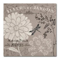 Trademark Fine Art "French Linen Garden II" Canvas Wall Art By Daphne Brissonnet