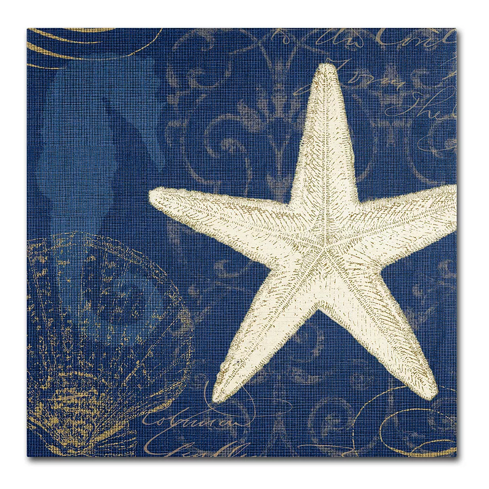 Trademark Fine Art "Coastal Moonlight I" Canvas Wall Art 1 Trademark Fine Art "Coastal Moonlight I" Canvas Wall Art