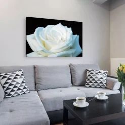 Alternative view of Trademark Fine Art ''White Rose II'' Canvas Wall Art