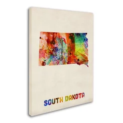 Trademark Fine Art State Watercolor Canvas Wall Art 5 Trademark Fine Art State Watercolor Canvas Wall Art -Kohl's Sales 2439864 ALT2