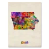 Trademark Fine Art State Watercolor Canvas Wall Art