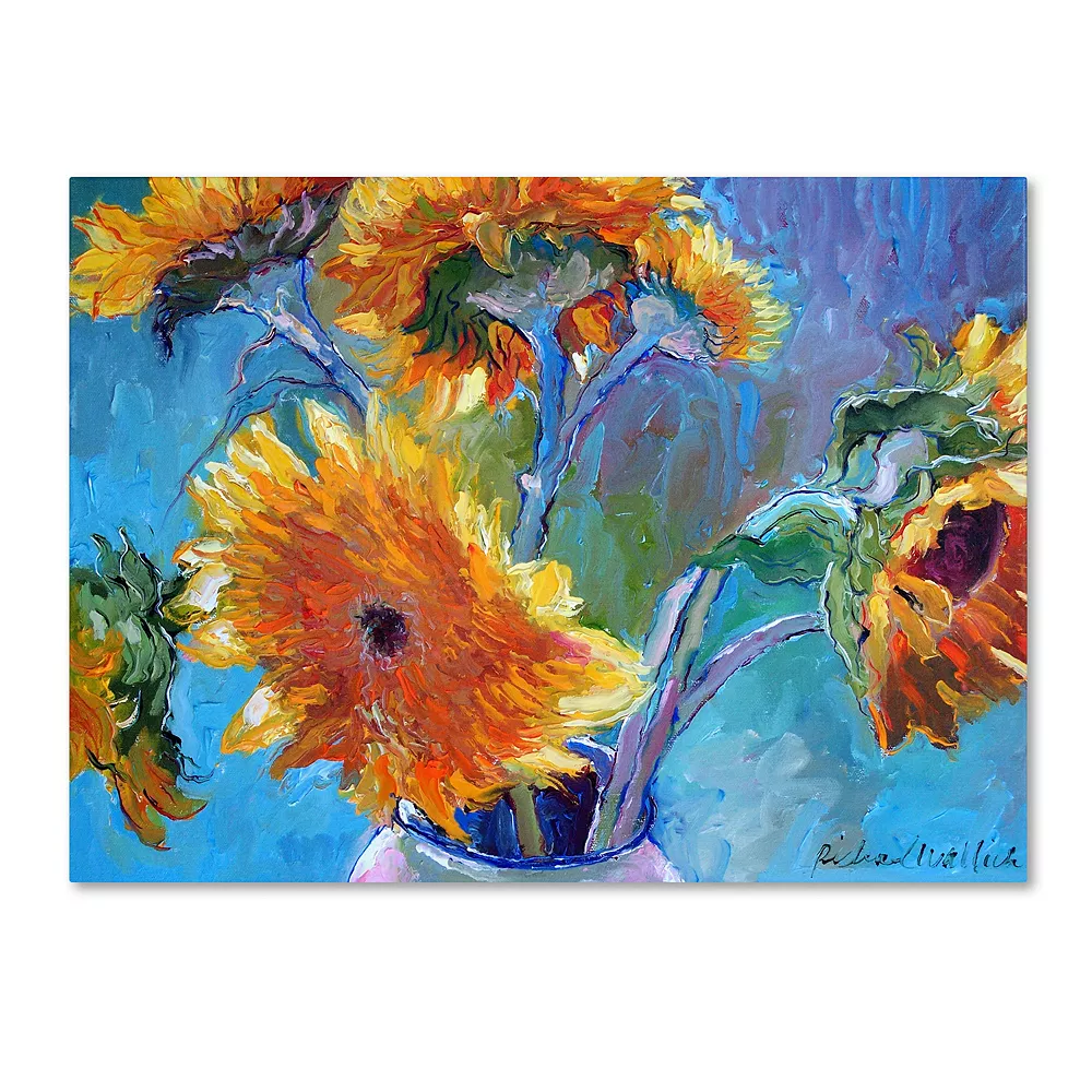 Trademark Fine Art Sunflower 5 Canvas Wall Art 2 Trademark Fine Art Sunflower 5 Canvas Wall Art - Image 2