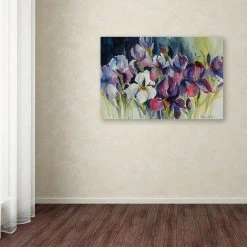 Alternative view of Trademark Fine Art White Iris Canvas Wall Art