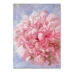 Trademark Fine Art Pink Peonie I Canvas Wall Art