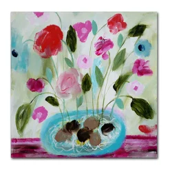 Trademark Fine Art Winter Blooms II Canvas Wall Art
