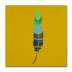 Trademark Fine Art Plume 2 Canvas Wall Art