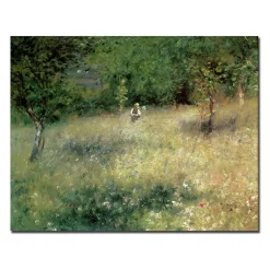 Trademark Fine Art "Spring At Catou 1872-5" Canvas Wall Art By Pierre Renoir
