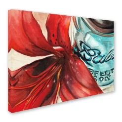 Trademark Fine Art Ball Jar Red Lily Canvas Wall Art -Kohl's Sales 2585319 ALT2