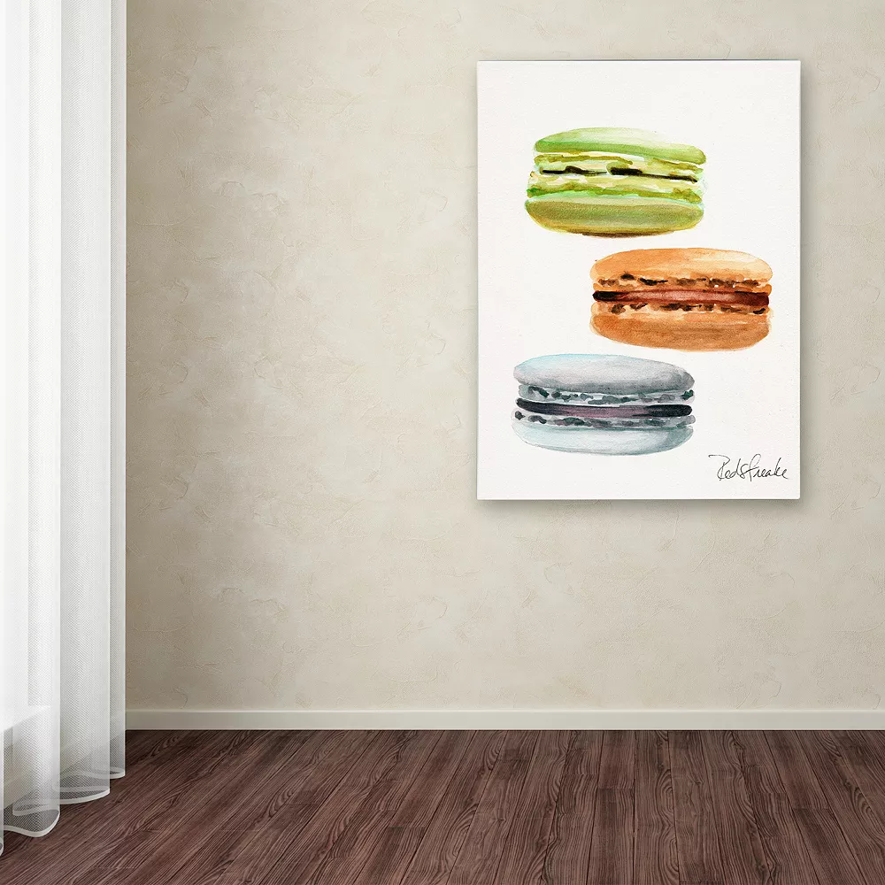 Trademark Fine Art 3 Macarons No Words Canvas Wall Art 2 Trademark Fine Art 3 Macarons No Words Canvas Wall Art - Image 2