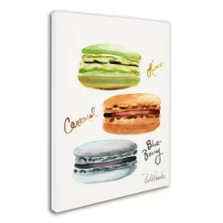 Trademark Fine Art 3 Macarons With Words Canvas Wall Art -Kohl's Sales 2585529 ALT2