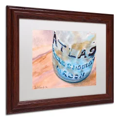 Trademark Fine Art Atlas Jar Wood Finish Matted Framed Wall Art -Kohl's Sales 2586177 ALT2