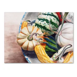 Trademark Fine Art Autumn Gourds Canvas Wall Art