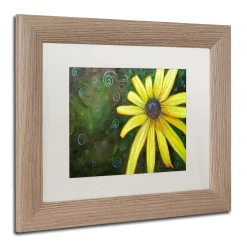 Trademark Fine Art Black Eyed Susan Birch Finish Framed Wall Art -Kohl's Sales 2587525 ALT2