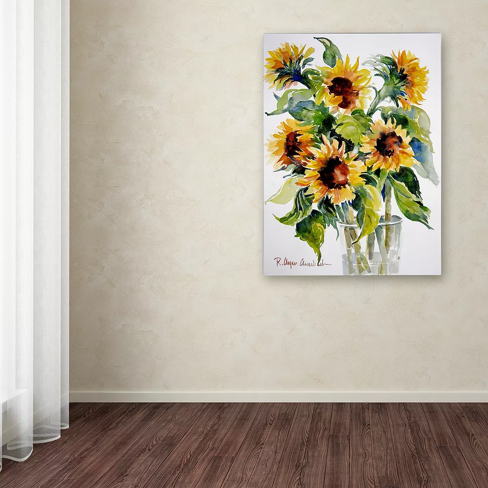 Trademark Fine Art Sunflowers Canvas Wall Art 2 Trademark Fine Art Sunflowers Canvas Wall Art - Image 2