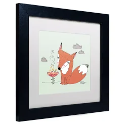 Trademark Fine Art Un Renard Dans La Cours Framed Wall Art -Kohl's Sales 2619830 ALT2
