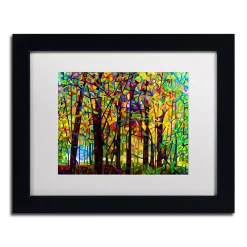 Trademark Fine Art Standing Room Only Black Framed Wall Art