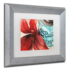 Trademark Fine Art Ball Jar Red Lily Silver Finish Matted Framed Wall Art 5 Trademark Fine Art Ball Jar Red Lily Silver Finish Matted Framed Wall Art -Kohl's Sales 2621080 ALT2