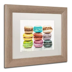 Trademark Fine Art 9 Macarons Birch Finish Matted Framed Wall Art -Kohl's Sales 2621195 ALT2