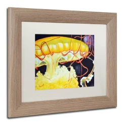 Trademark Fine Art Chattanooga Jelly Fish Birch Finish Framed Wall Art -Kohl's Sales 2621792 ALT2