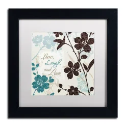 Trademark Fine Art Botanical Touch Quote II Framed Wall Art