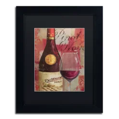 Trademark Fine Art Vin Abstract I Black Framed Wall Art