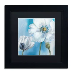 Trademark Fine Art Blue Dance III Black Framed Wall Art