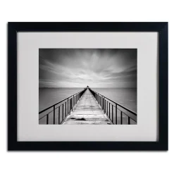 Trademark Fine Art Withstand Black Framed Wall Art
