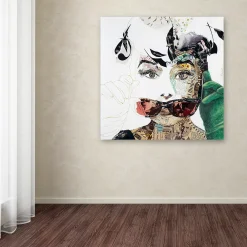 Trademark Fine Art Audrey Canvas Wall Art