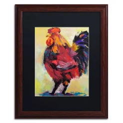 Trademark Fine Art "In Command" Wood Finish Framed Wall Art