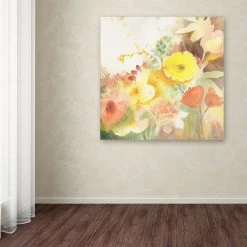 Trademark Fine Art Yellow Path Canvas Wall Art
