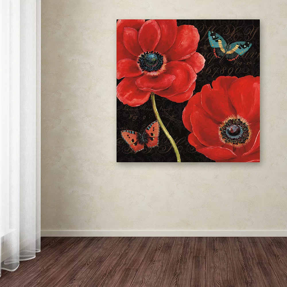 Trademark Fine Art "Petals And Wings II" Canvas Wall Art 2 Trademark Fine Art "Petals And Wings II" Canvas Wall Art - Image 2