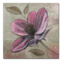 Trademark Fine Art "Plum Floral III" Canvas Wall Art