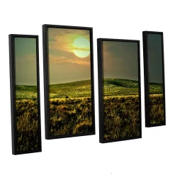 ArtWall Corner Pocket Framed Wall Art 4-piece Set