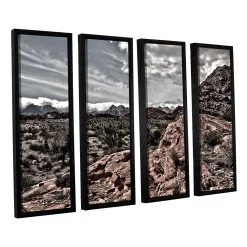 ArtWall Fingertip Afternoon Framed Wall Art 4-piece Set