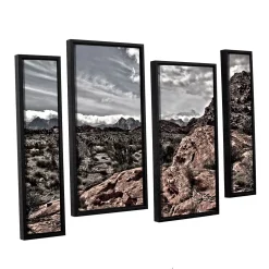 ArtWall Fingertip Afternoon Framed Wall Art 4-piece Set