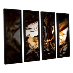 ArtWall Mend Rope & Tree Framed Wall Art 4-piece Set