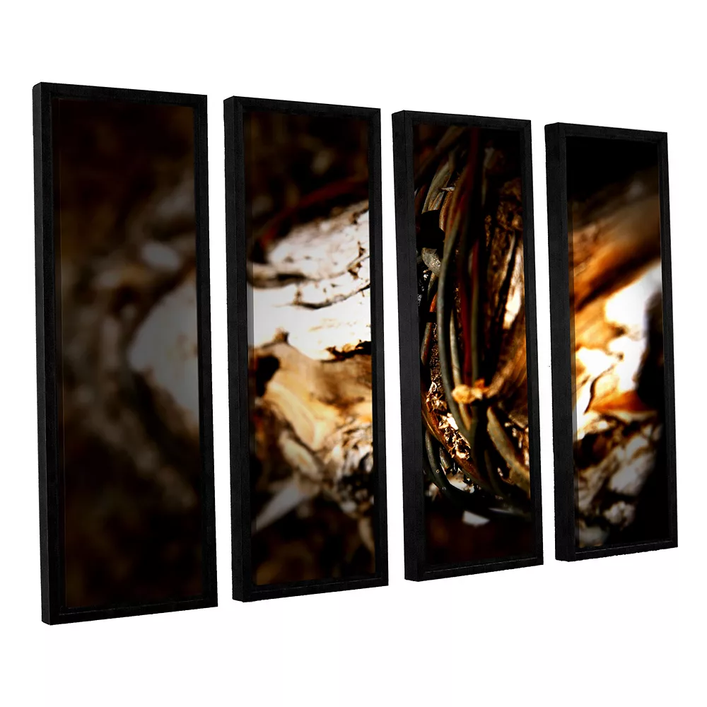 ArtWall Mend Rope & Tree Framed Wall Art 4-piece Set 1 ArtWall Mend Rope & Tree Framed Wall Art 4-piece Set