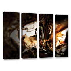ArtWall Mend Rope & Tree Canvas Wall Art 4-piece Set