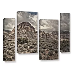 ArtWall ''No Distractions'' Staggered Canvas Wall Art 4-piece Set