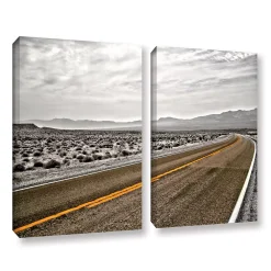 ArtWall ''Slow Curves'' Canvas Wall Art 2-piece Set