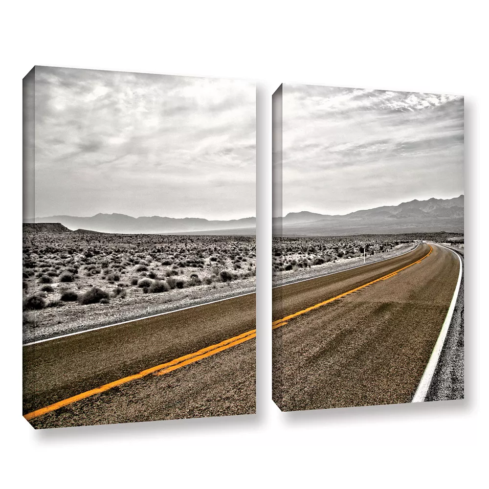 ArtWall ''Slow Curves'' Canvas Wall Art 2-piece Set 1 ArtWall ''Slow Curves'' Canvas Wall Art 2-piece Set