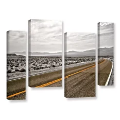 ArtWall ''Slow Curves'' Canvas Wall Art 4-piece Set