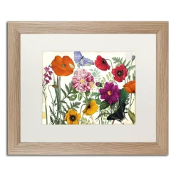 Trademark Fine Art Printemps I Washed Finish Framed Wall Art