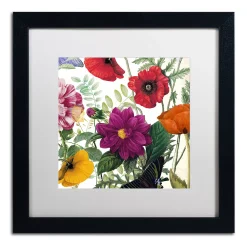 Trademark Fine Art Printemps III Black Framed Wall Art
