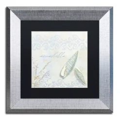 Trademark Fine Art She Sells Seashells II Framed Wall Art