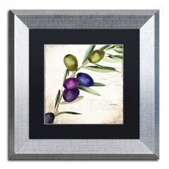 Trademark Fine Art Olive Branch III Framed Wall Art