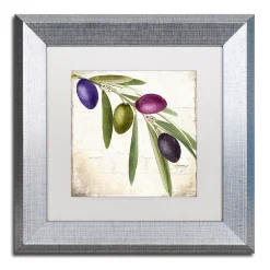Trademark Fine Art Olive Branch IV Framed Wall Art